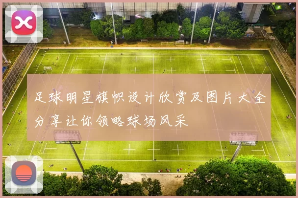 足球明星旗帜设计欣赏及图片大全分享让你领略球场风采